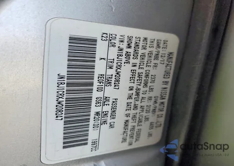 2018 Nissan Qashaqi S z USA, uszkodzony, nr VIN JN1BJ1CRXJW208247